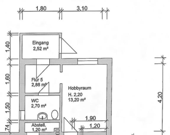 Erdgeschoßwohnung Minden Kuhlenkamp - 1 Zimmer, 22 m&sup2;, 300&euro; | Angebot:26635694