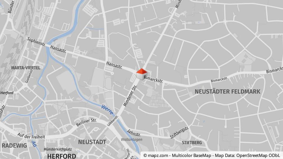 Erdgeschoßwohnung Herford Falkendiek - 2 Zimmer, 52 m&sup2;, 570&euro; | Angebot:26270301