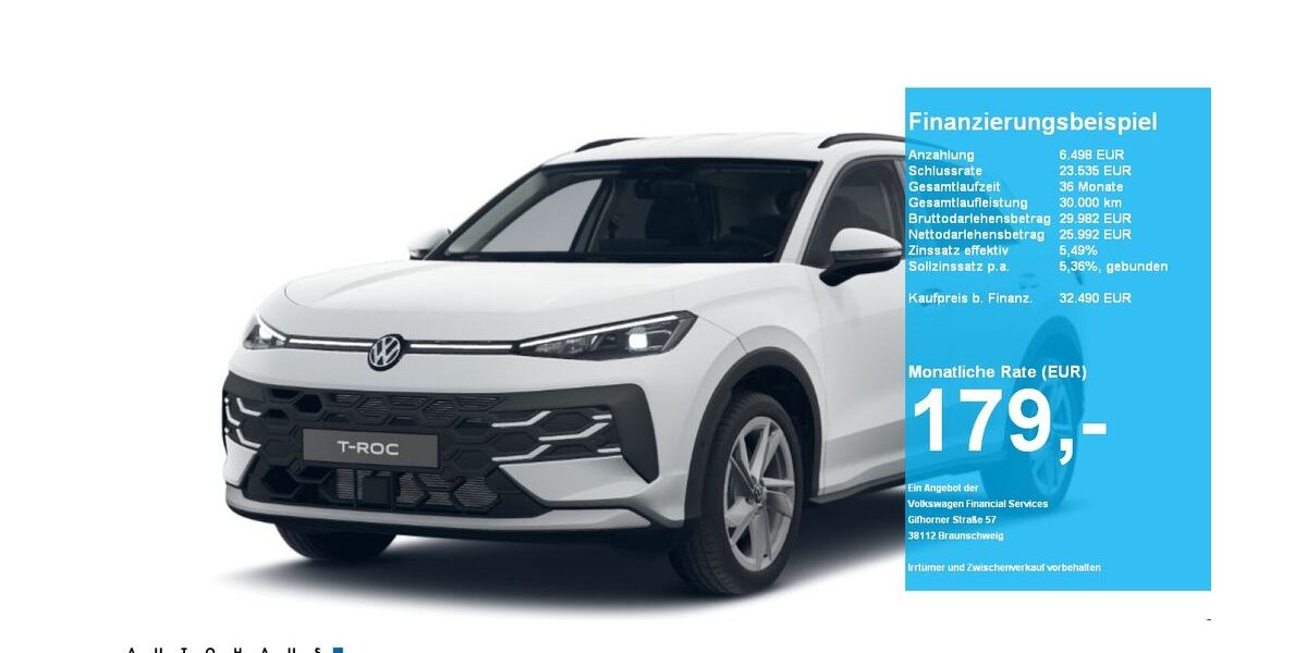 VW T-Roc 5.000 km 32.490 &euro; Stadthagen 31655
