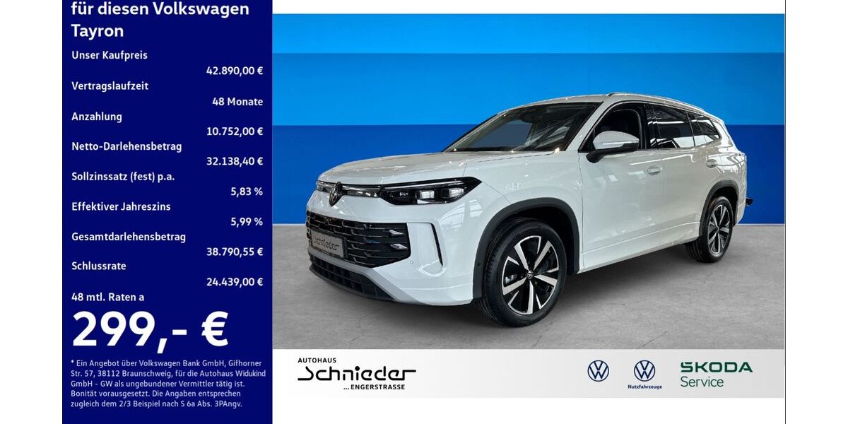 VW Tayron 16.679 km 42.890 &euro; Enger 32130