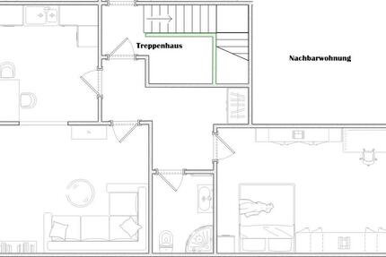Wohnung Hessisch Oldendorf - 1.5 Zimmer, 55 m&sup2;, 425&euro; | Angebot:25867762