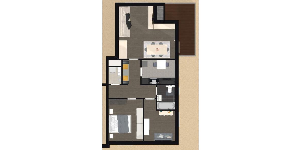 Etagenwohnung Preußisch Oldendorf - 3 Zimmer, 77 m&sup2;, 199.000&euro; | Angebot:25893886