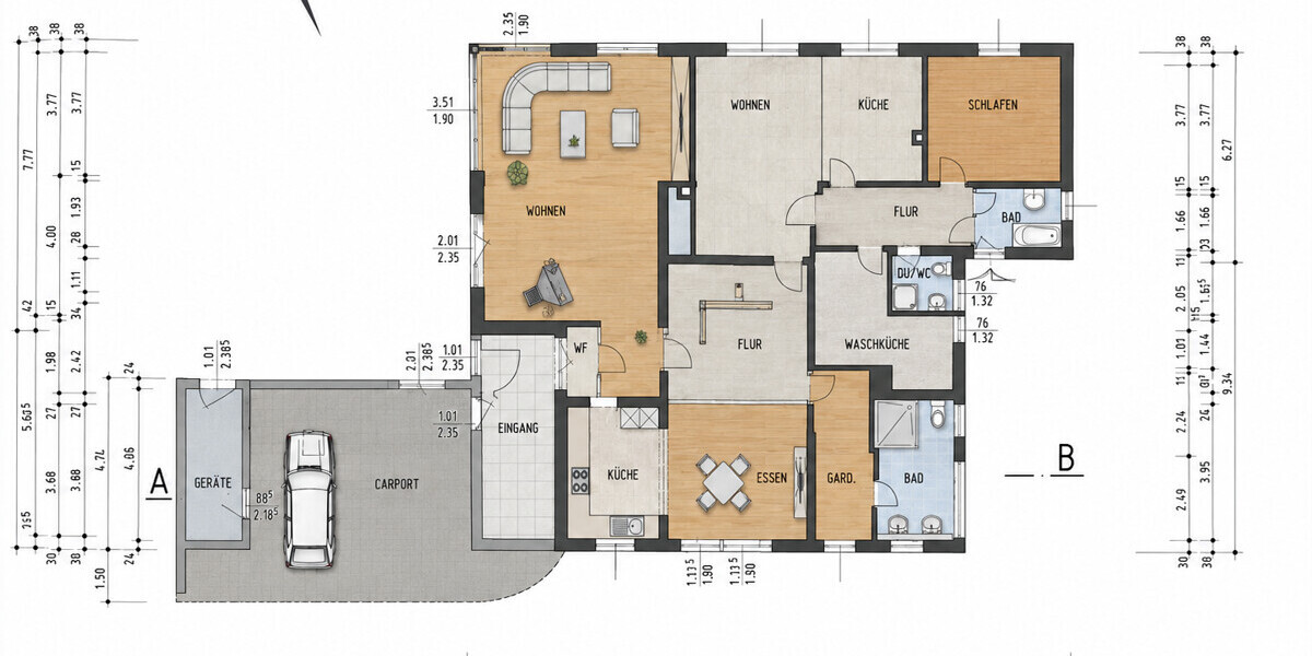 Charakterimmobilie mit Einliegerwohnung auf außergewöhnlichem Naturgrundstück - Einfamilienhaus Hüllhorst | Angebot:26598505
