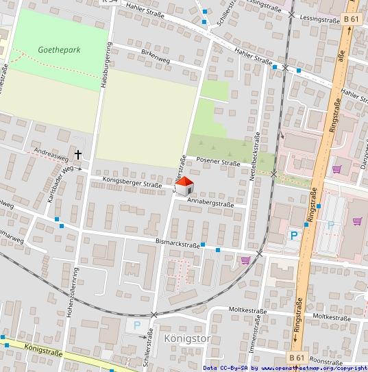 Etagenwohnung Minden Bärenkämpen - 1 Zimmer, 25 m&sup2;, 310&euro; | Angebot:25884313