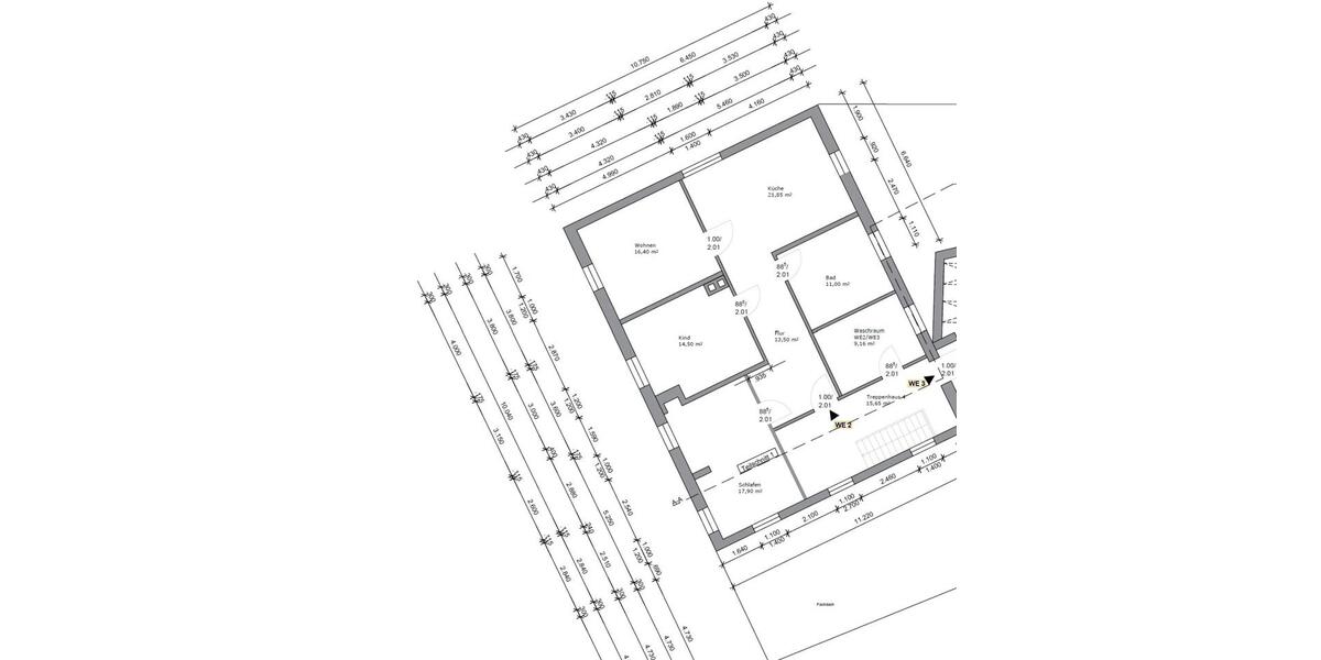 Etagenwohnung Bünde - 3 Zimmer, 117 m&sup2;, 1.000&euro; | Angebot:24802191