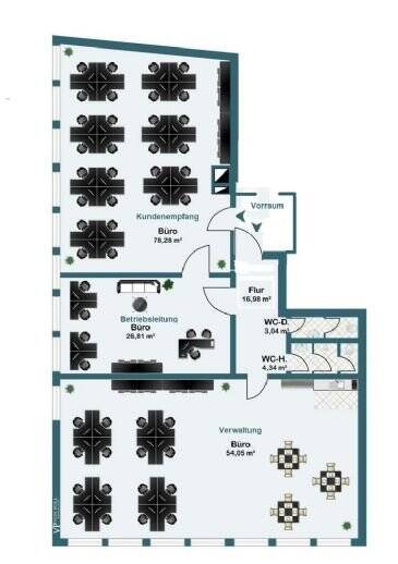 Gewerbeobjekt Minden Innenstadt - 1.680&euro; | Angebot:25672489