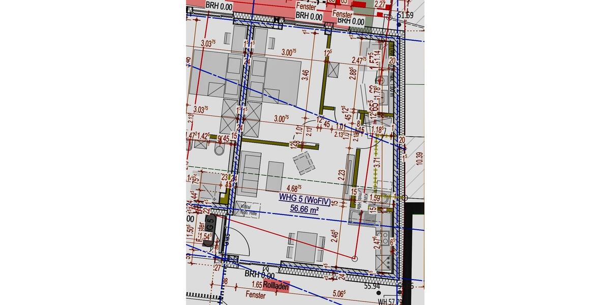 Etagenwohnung Minden - 2 Zimmer, 57 m&sup2;, 708&euro; | Angebot:25784073