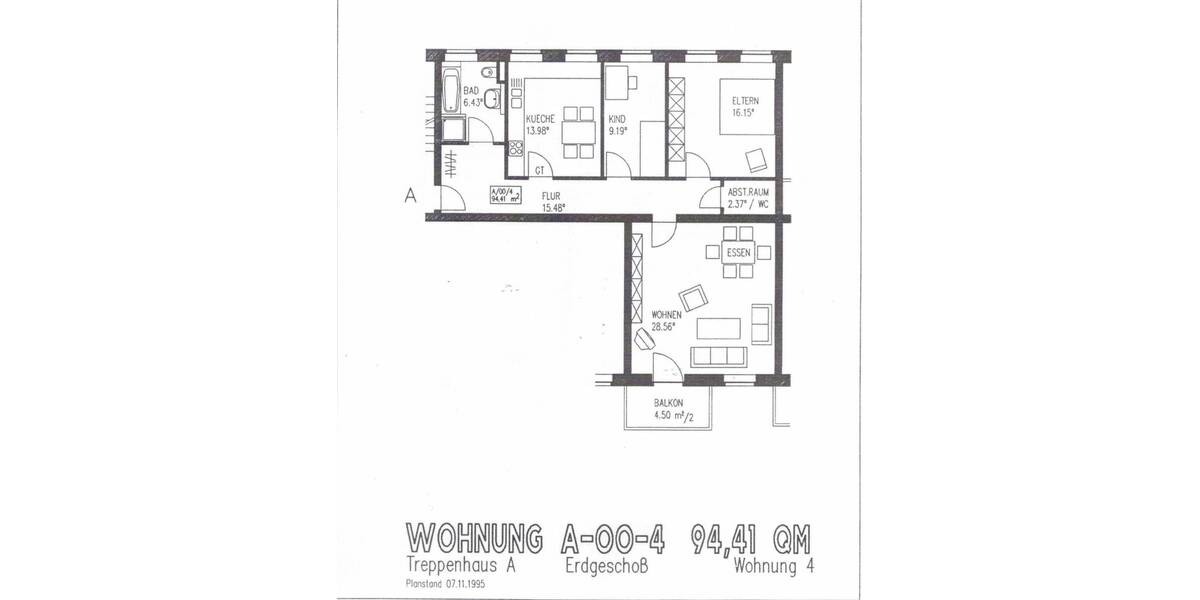 Etagenwohnung Bünde Bünde-Mitte - 3 Zimmer, 94 m&sup2;, 139.900&euro; | Angebot:25706450