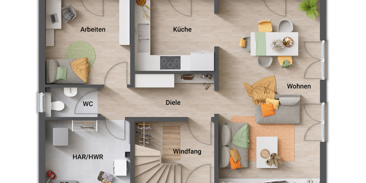 Einfamilienhaus Hessisch Oldendorf Segelhorst - 5 Zimmer, 142 m&sup2;, 364.750&euro; | Angebot:26273751