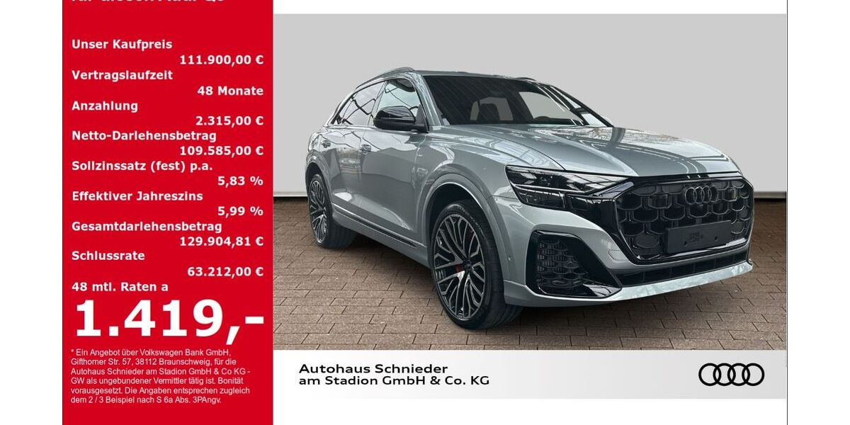 Audi Q8 1.500 km 111.900 &euro; Herford 32052