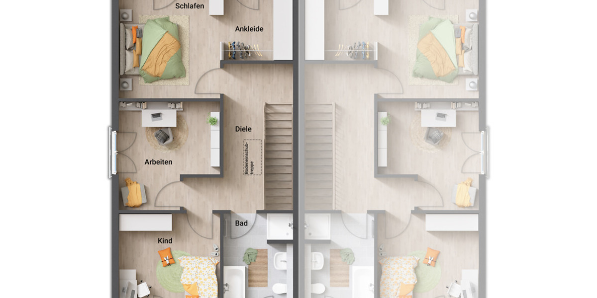 Doppelhaushälfte Bad Salzuflen Lockhausen - 4 Zimmer, 132 m&sup2;, 484.000&euro; | Angebot:25706756