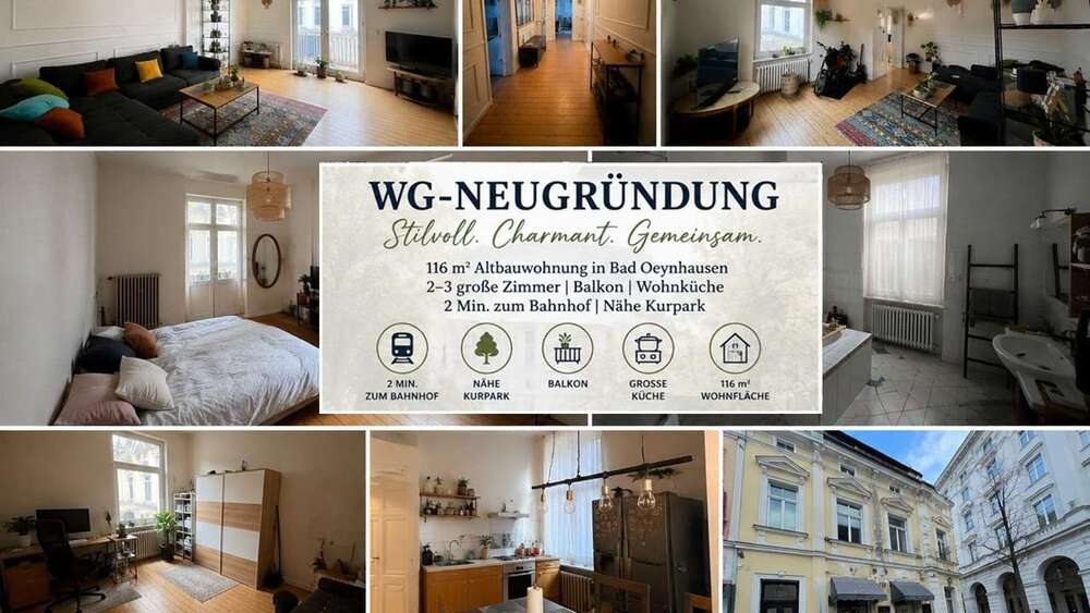 Etagenwohnung Bad Oeynhausen - 1 Zimmer, 116 m&sup2;, 360&euro; | Angebot:26609385