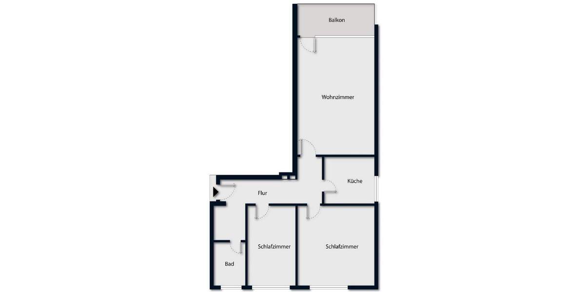 Etagenwohnung Bad Salzuflen-Innenstadt Innenstadt - 3 Zimmer, 74 m&sup2;, 119.000&euro; | Angebot:25683635