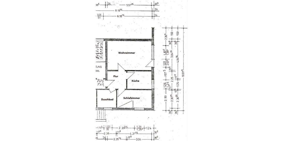 Etagenwohnung Obernkirchen - 2 Zimmer, 53 m&sup2;, 500&euro; | Angebot:25948831