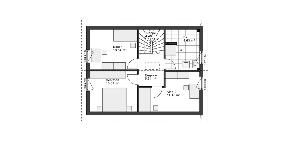 Einfamilienhaus Lemgo - 3 Zimmer, 120 m&sup2;, 1.500&euro; | Angebot:25099324