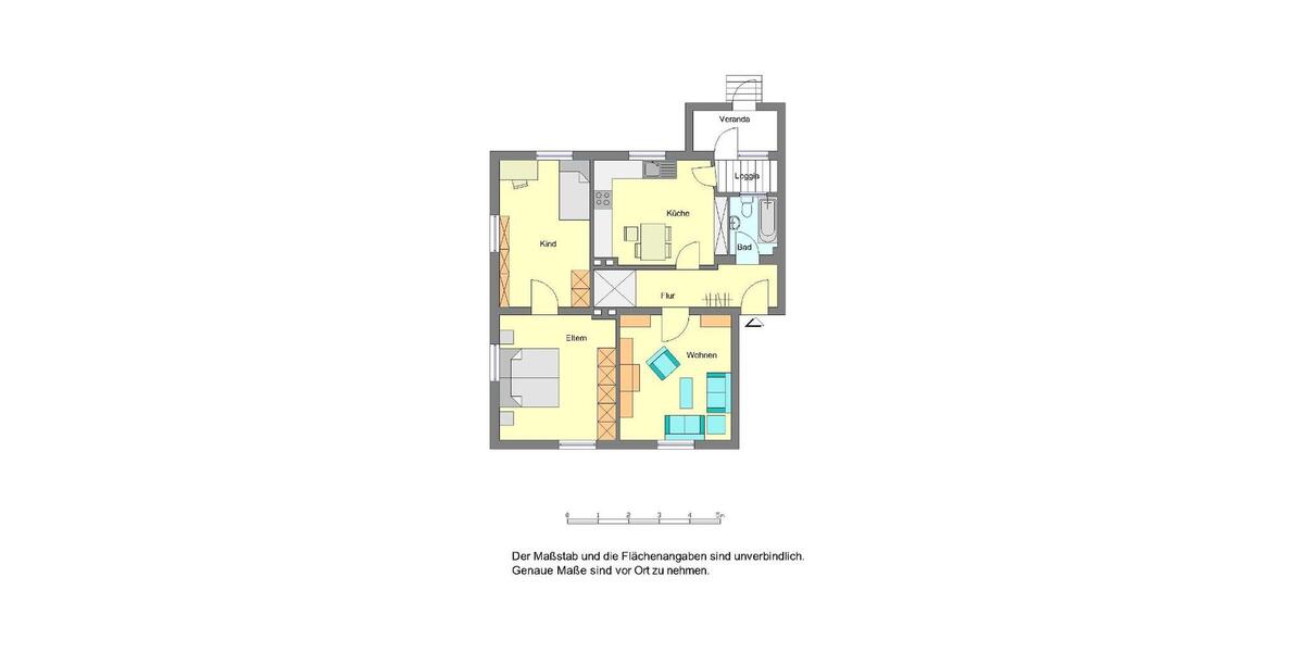 Erdgeschoßwohnung Minden Bärenkämpen - 3 Zimmer, 73 m&sup2;, 709&euro; | Angebot:25310050