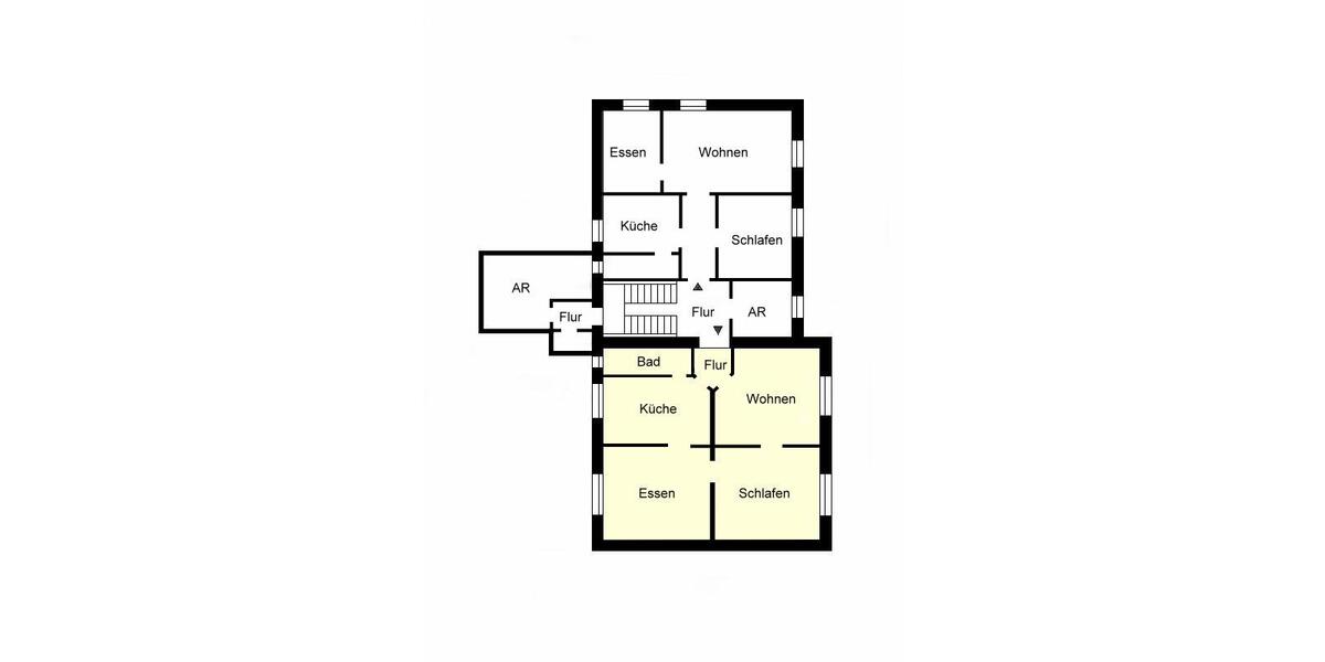 Etagenwohnung Herford Falkendiek - 3 Zimmer, 78 m&sup2;, 500&euro; | Angebot:26049204