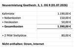Etagenwohnung Minden Bärenkämpen - 3 Zimmer, 105 m&sup2;, 1.190&euro; | Angebot:26688487