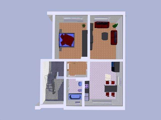 Etagenwohnung Minden Innenstadt - 2 Zimmer, 60 m&sup2;, 799&euro; | Angebot:25814233