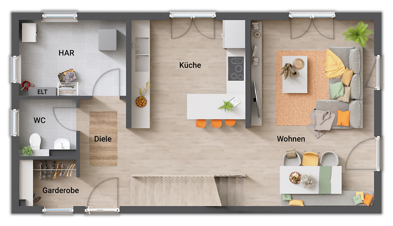 Doppelhaushälfte Bad Salzuflen Lockhausen - 4 Zimmer, 132 m&sup2;, 484.000&euro; | Angebot:25748033