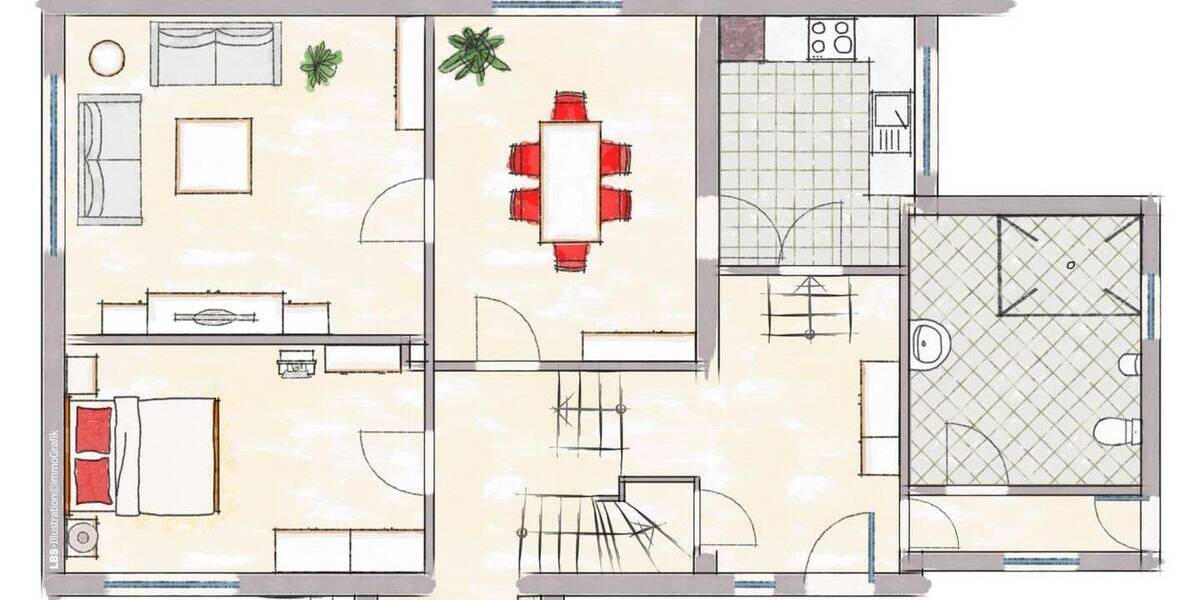 Einfamilienhaus Rahden - 7 Zimmer, 180 m&sup2;, 209.000&euro; | Angebot:26528408