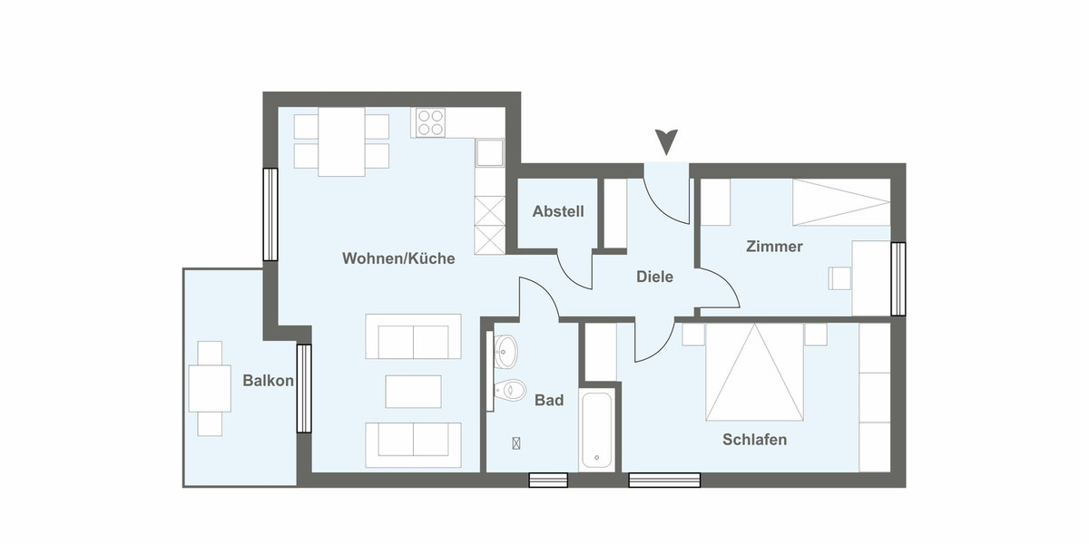 Etagenwohnung Herford Innenstadt - 3 Zimmer, 80 m&sup2;, 321.000&euro; | Angebot:26139181