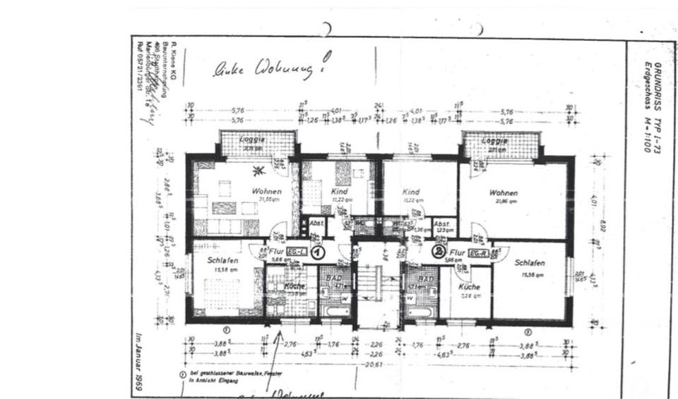Erdgeschoßwohnung Niedernwöhren - 3 Zimmer, 98 m&sup2;, 1.165&euro; | Angebot:25168656