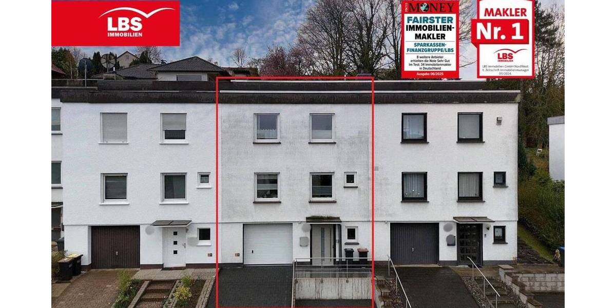 Reihenmittelhaus Vlotho - 4 Zimmer, 101 m&sup2;, 239.000&euro; | Angebot:26190123