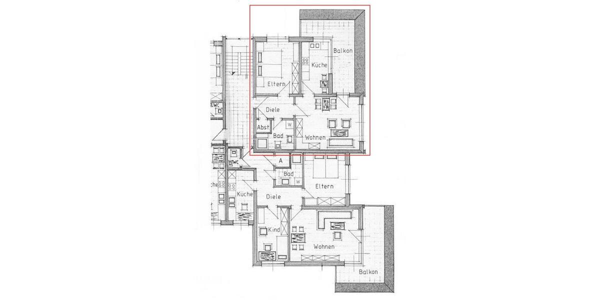 Etagenwohnung Hiddenhausen - 2 Zimmer, 63 m&sup2;, 520&euro; | Angebot:25868083