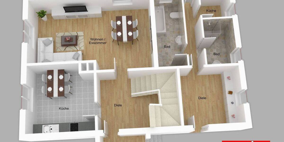 Einfamilienhaus Obernkirchen Röhrkasten - 1 Zimmer, 140 m&sup2;, 249.000&euro; | Angebot:26273768