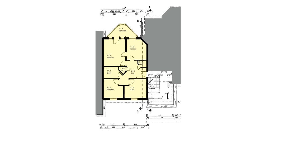 Erdgeschoßwohnung Rinteln - 3 Zimmer, 82 m&sup2;, 760&euro; | Angebot:26636510