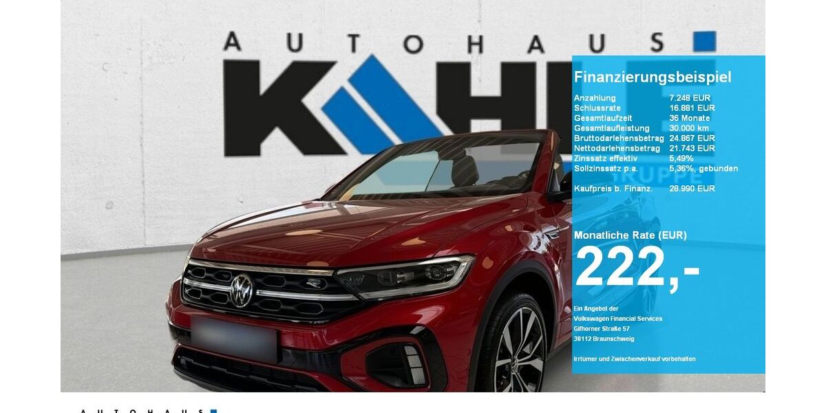 VW T-Roc 32.279 km 28.490 &euro; Stadthagen 31655