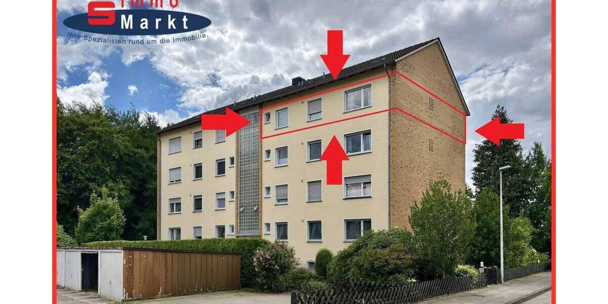 Etagenwohnung Minden Innenstadt - 4 Zimmer, 104 m&sup2;, 98.000&euro; | Angebot:25834908