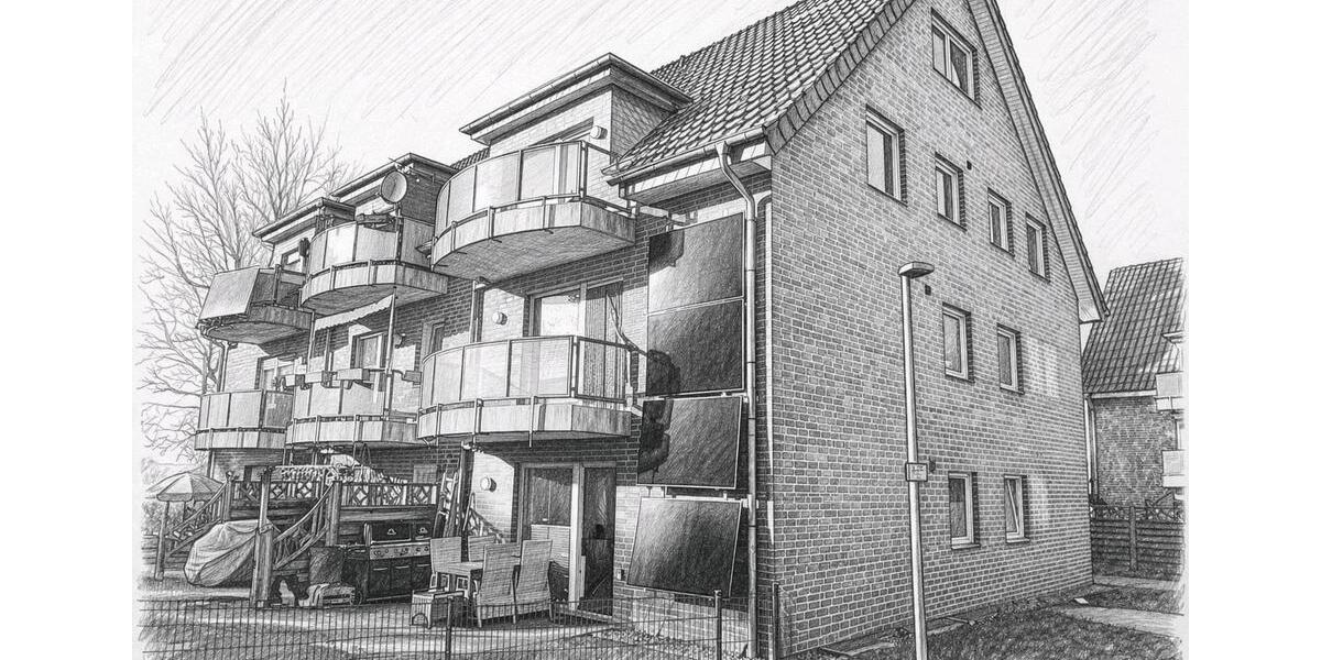 Dachgeschoßwohnung Herford Falkendiek - 4 Zimmer, 71 m&sup2;, 735&euro; | Angebot:26007087