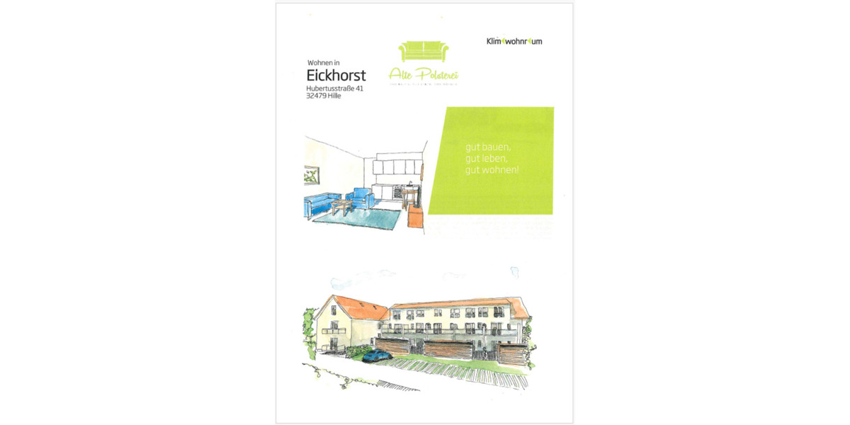 Erdgeschoßwohnung Lübbecke - 2 Zimmer, 50 m&sup2;, 750&euro; | Angebot:24977011