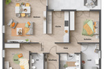 Bungalow Vlotho - 3 Zimmer, 108 m&sup2;, 386.150&euro; | Angebot:26827011