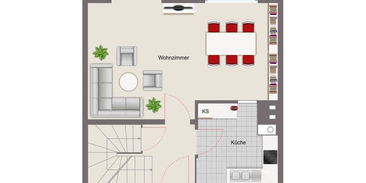 Reihenmittelhaus Minden Innenstadt - 3 Zimmer, 74 m&sup2;, 145.000&euro; | Angebot:26218131