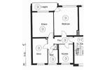 Etagenwohnung Minden Bärenkämpen - 3 Zimmer, 70 m&sup2;, 154.000&euro; | Angebot:26602551
