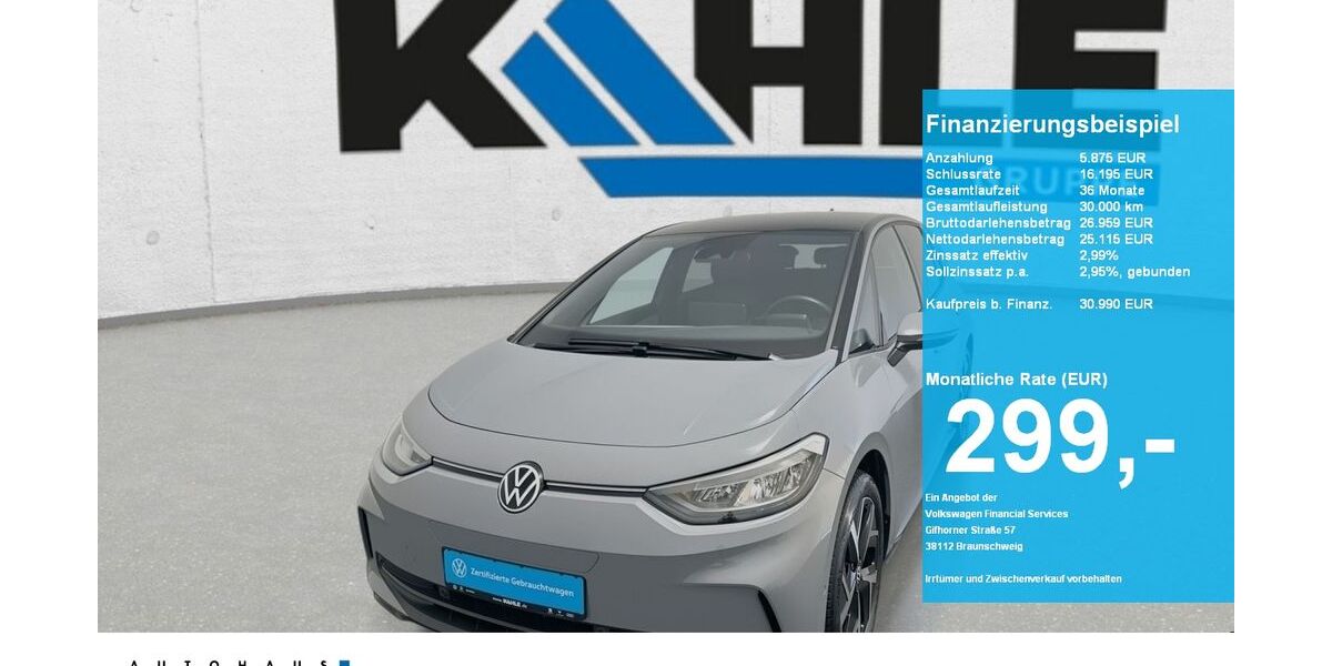 VW ID.3 23.844 km 30.990 &euro; Stadthagen 31655