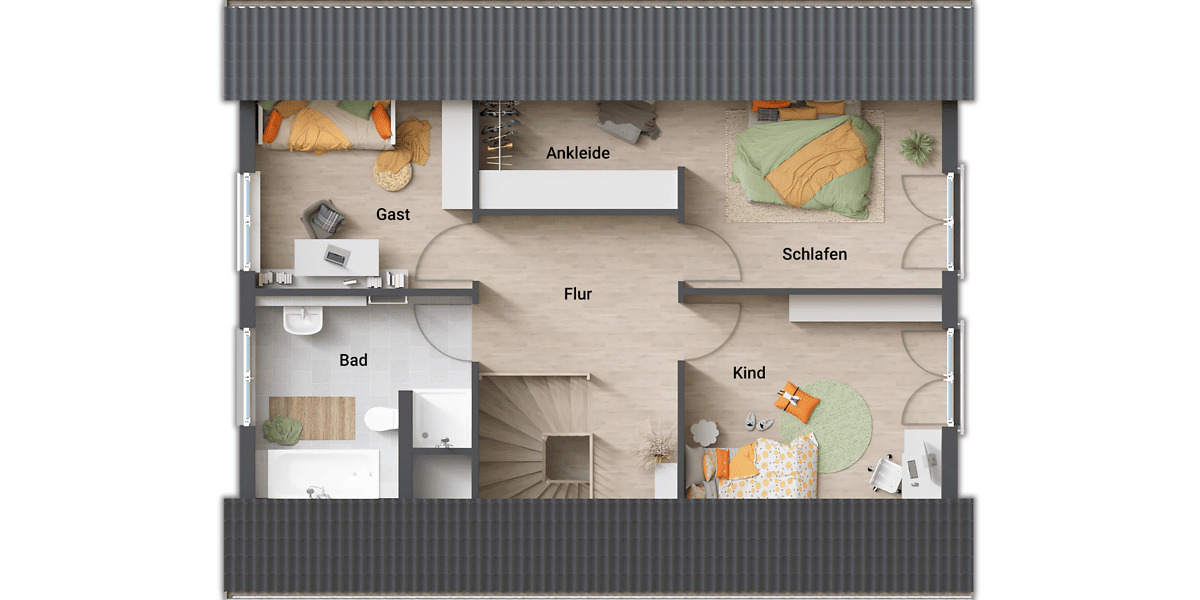 Einfamilienhaus Bünde Ahle - 5 Zimmer, 142 m&sup2;, 398.750&euro; | Angebot:26835502