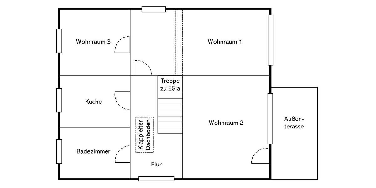Etagenwohnung Rinteln - 3 Zimmer, 85 m&sup2;, 700&euro; | Angebot:25722206