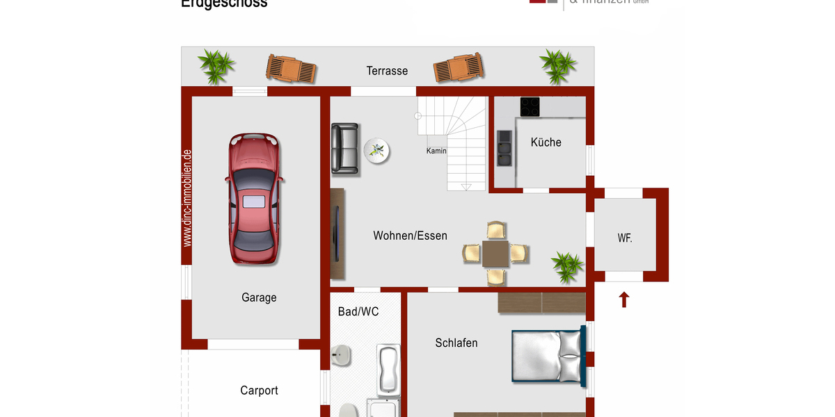 Stilvoller Bungalow mit Charme – Garage, Carport und Pool inklusive - Bungalow Porta Westfalica | Angebot:20088705