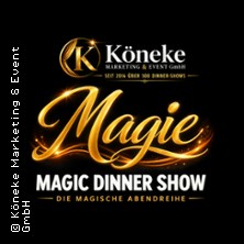 Magic Dinner Show mit 3-Gang-Menü - Die besondere Dinner Show 03.12.2026 Scarabeo Minden