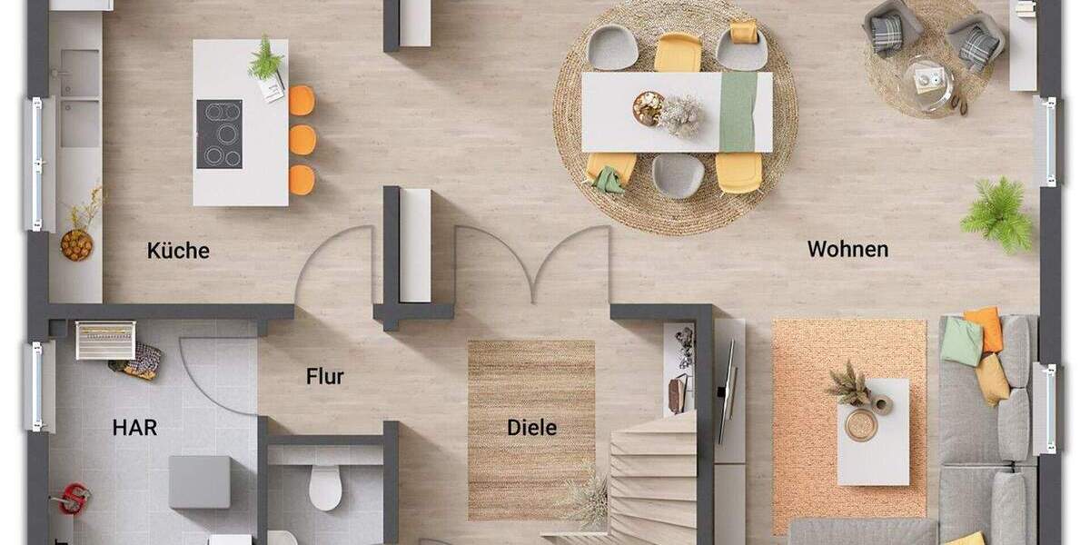 Einfamilienhaus Kirchlengern Klosterbauerschaft - 5 Zimmer, 158 m&sup2;, 405.250&euro; | Angebot:25748021