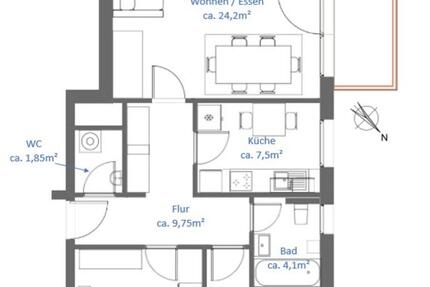 Wohnung Preußisch Oldendorf - 3 Zimmer, 77 m&sup2;, 199.000&euro; | Angebot:25893886