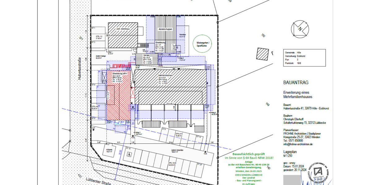 Erdgeschoßwohnung Lübbecke - 2 Zimmer, 50 m&sup2;, 750&euro; | Angebot:24977011
