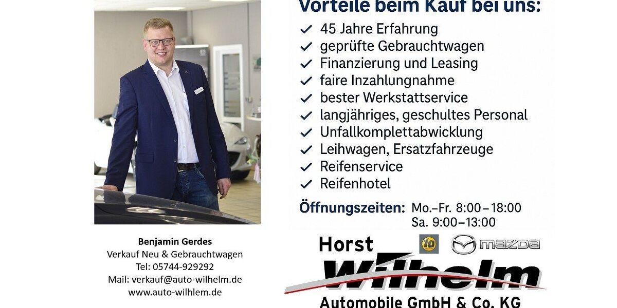 Mazda 3 57.030 km 21.990 &euro; Hüllhorst 32609