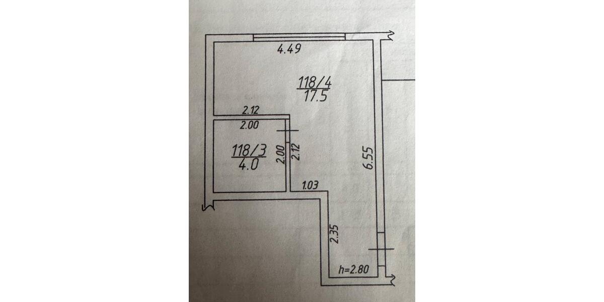 Erdgeschoßwohnung Petershagen - 1 Zimmer, 22 m&sup2;, 90.000&euro; | Angebot:26224712