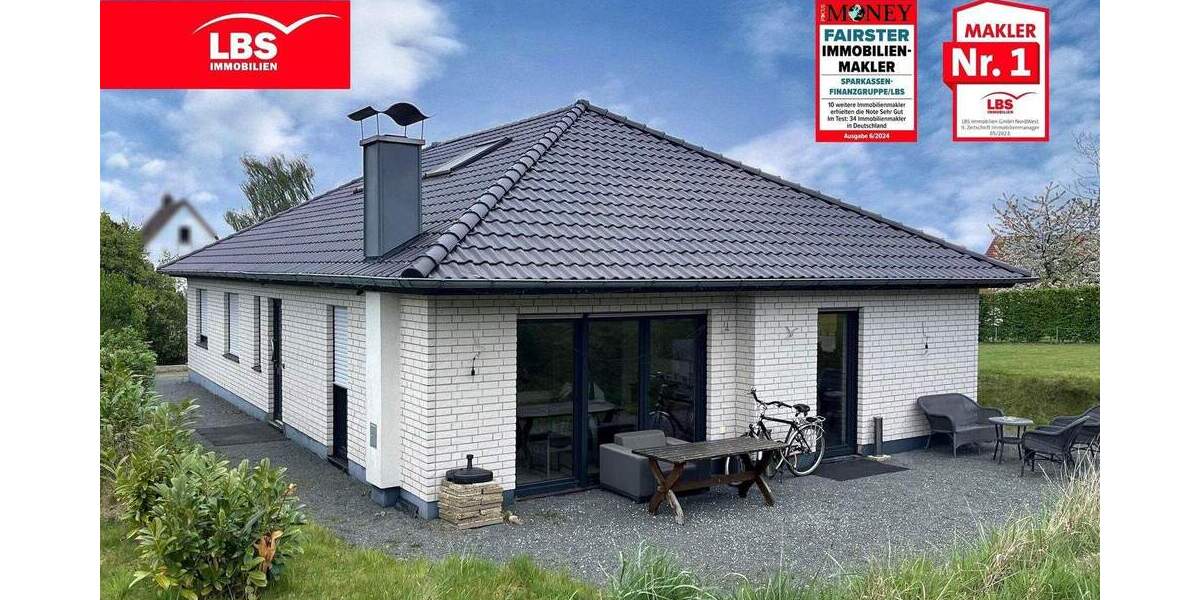 Bungalow Hille Oberlübbe - 4 Zimmer, 114 m&sup2;, 329.000&euro; | Angebot:25694954