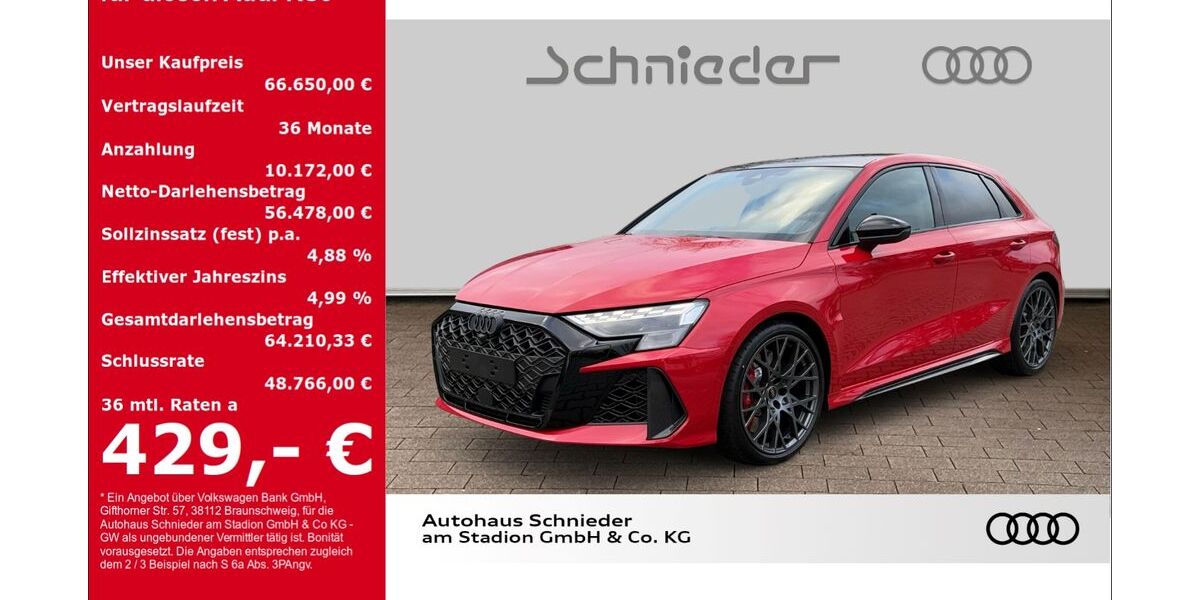 Audi RS3 5.490 km 64.990 &euro; Herford 32052